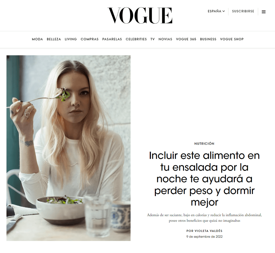 Vogue - Alimentos